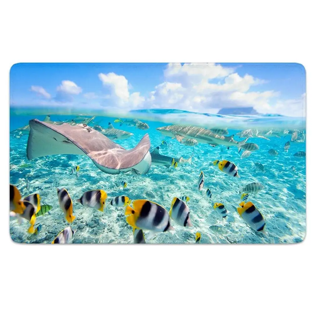 Printing Remember Pike Fishing House Rules Door Mats Interior Anti-Slip Floor Decorative Porch