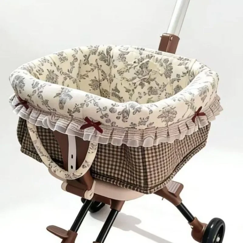 Factory Direct Compatible with2026 SUMMER Pet Stroller with Complimentary MaT for Small 10 Lbs Dogs & Cats