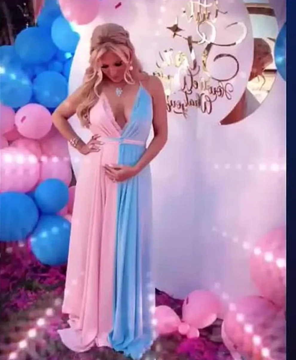Maternity Dresses for Photo Shoot, Sleeveless Gown for Pregnant Women, Sexy Photography, Trailing Long Pregnancy Dress