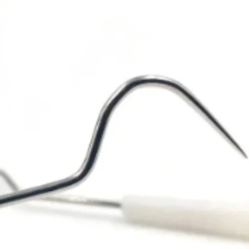 Outil de nettoyage et de détartrage dentaire en acier inoxydable à double extrémité, Explorer dentaire pour l'hygiène bucco-dentaire, 1/5 pièces, avec crochet