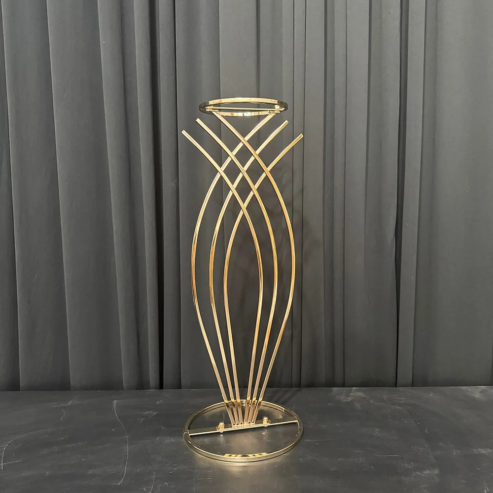 Neuer galvanisierter Meerjungfrauen-Blumenständer als Tischdekoration, Ausstellungsstück für Bankette, Geburtstagsfeiern und Jubiläen – Detail 4