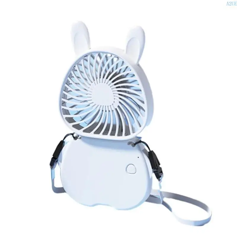 A2UE Складные шейки вентилятор легкий вентилятор вентилятор вентилятор вентилятор вентилятор портативные портативные вентиляторы
