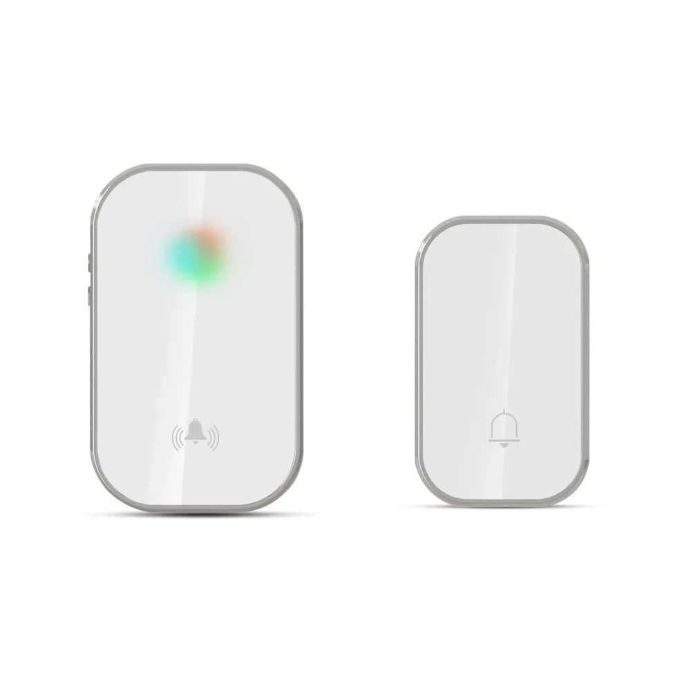 

UK EU US Plug Smart Home Chime Waterproof Wireless 433mhz Door Bell Kit Receivers Welcome DoorBell