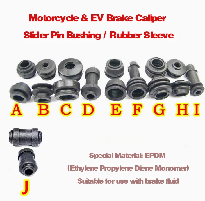 

Motorcycle Brake Caliper Bracket, Slider Sleeve, Dust Seal & Oil Seal Repair Kit
