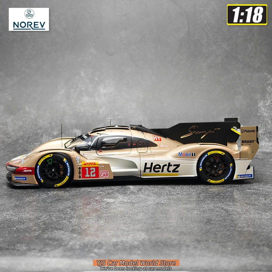 NOREV Diecast model 1:18 Porsche 963 Hertz Team 2024 Metal car