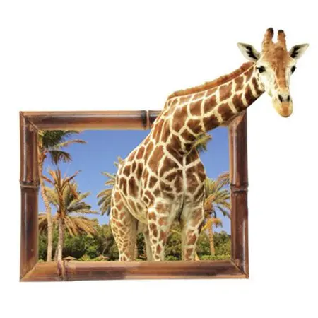 Full Drill 5D Diamond Painting Kits Embroidery Animals Giraffe Wolves Tiger Unicorn Dinosaur In Frame with 3D Effects Wall Decor