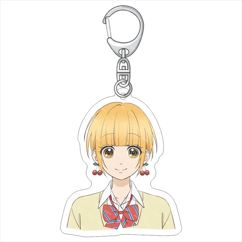 Honey Lemon Soda Anime Acrylic Key Chain Friends Gift Girl Pendant Jewelry Cute Creative Keychain Fashion Key Ring Bag Charms