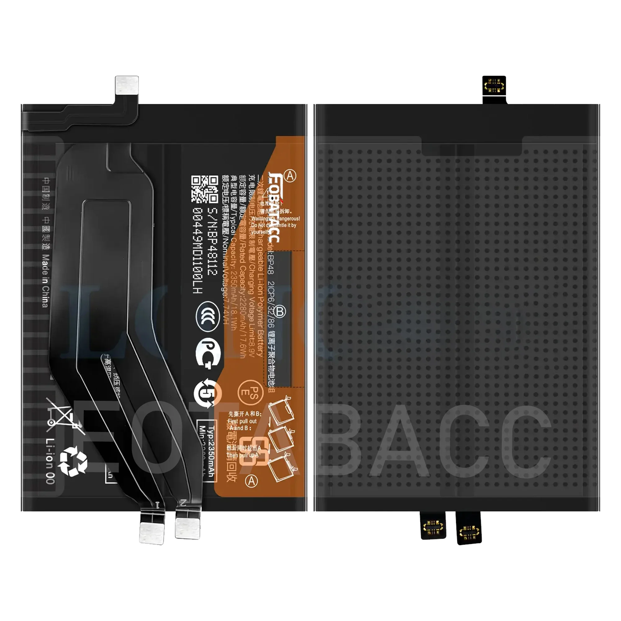 2025 Years EOBATACC New 100% Original Battery BP48 For  Xiaomi Poco F4 GT/Redmi K50 Gaming  Batteries + Free Tools