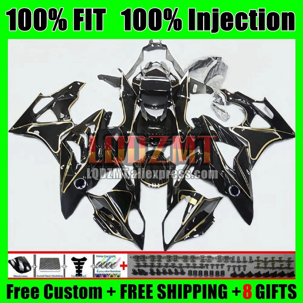 Injection Body For BMW S1000 S 1000 RR CC 1000RR Golden line 15-16 102No.21 1000CC S1000RR S1000-RR 15 16 2015 2016 OEM Fairing