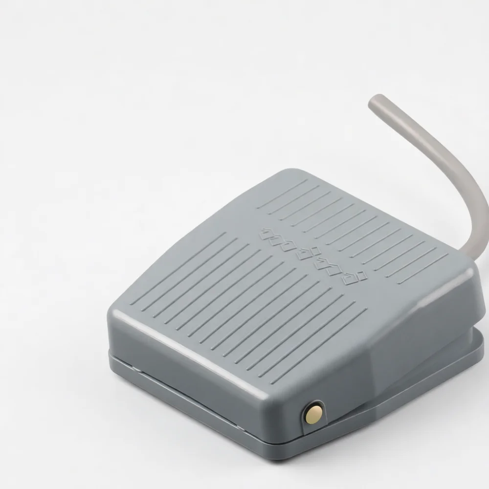 Dual Foot Pedal Switch TFS 201 Aluminum Housing Industrial Machine Tool Control Durable Hands Free Power Device