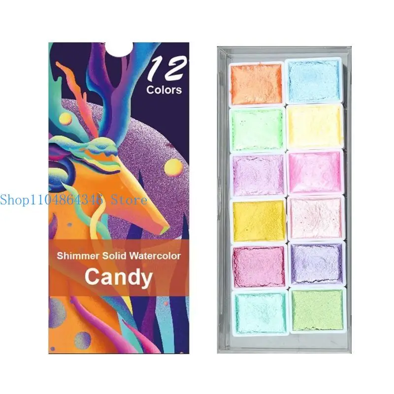 5ASD Artist Watercolor Paints 6 Colors 12 Color