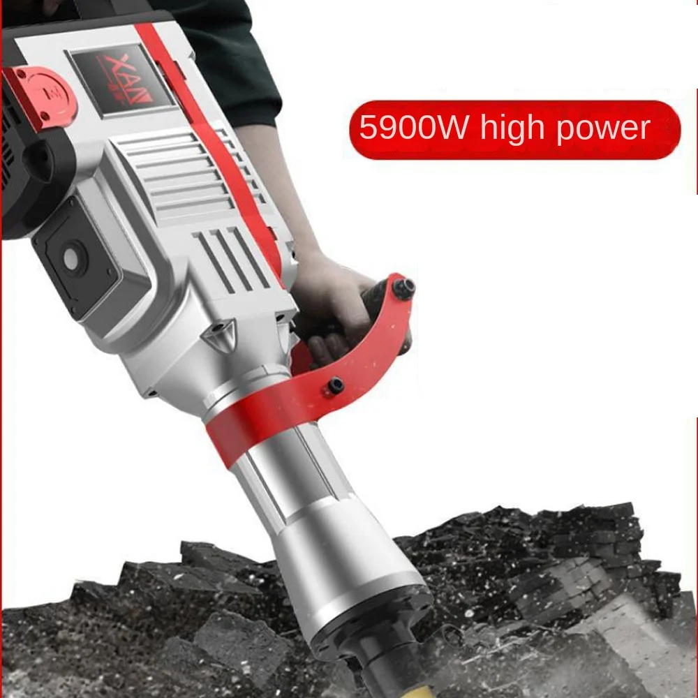 Electric Demolition Jack Hammer Drill with 3 Chisels Heavy-Duty Jackhammer Concrete Breaker Chipping Impact Picks