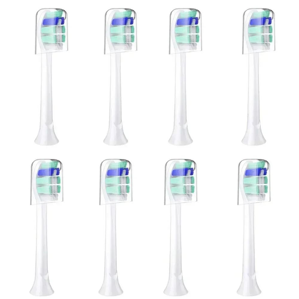 8pcs Replacement Brush Heads for Ph Sonicare C2 HX9023 Electric Toothbrush, Fits Sonicare 2 Series, 3 Series, FlexCare ilips