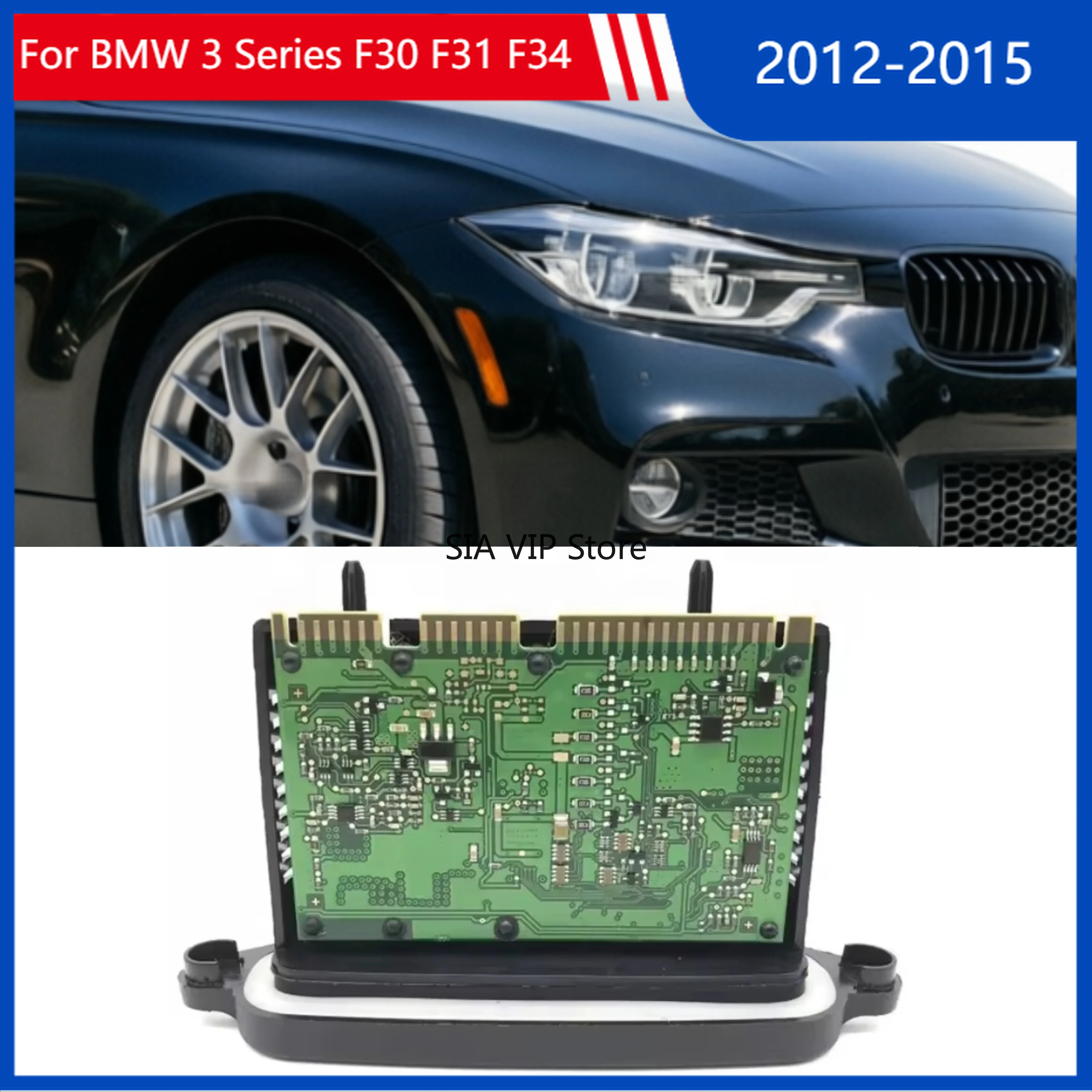 

OE 63117316147 For BMW 3 Series F30 F31 F34 2012-2015 Xenon TMS Headlight Driver Module Control LED Unit Without AHL high-spec