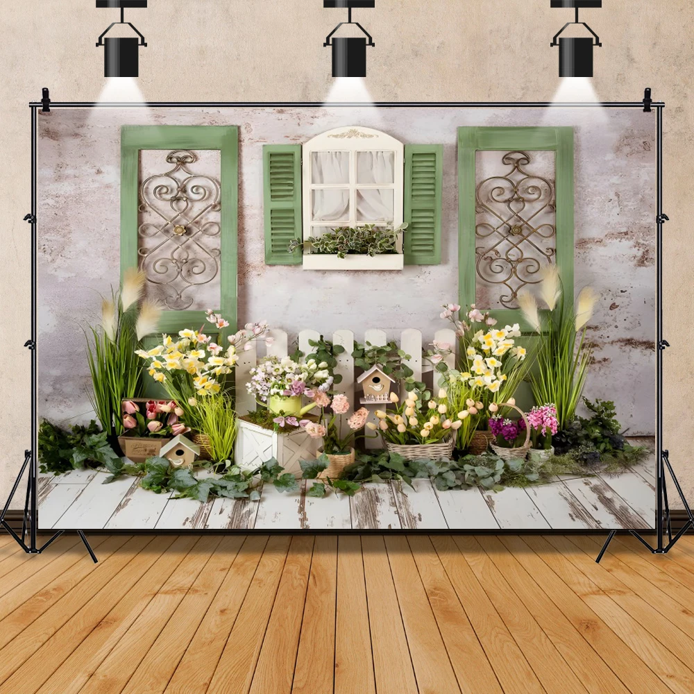 Wedding Flower Photography Backdrops Birthday Party Decor Vintage Brick Wall Photography Background Newborn Photo Studio Props