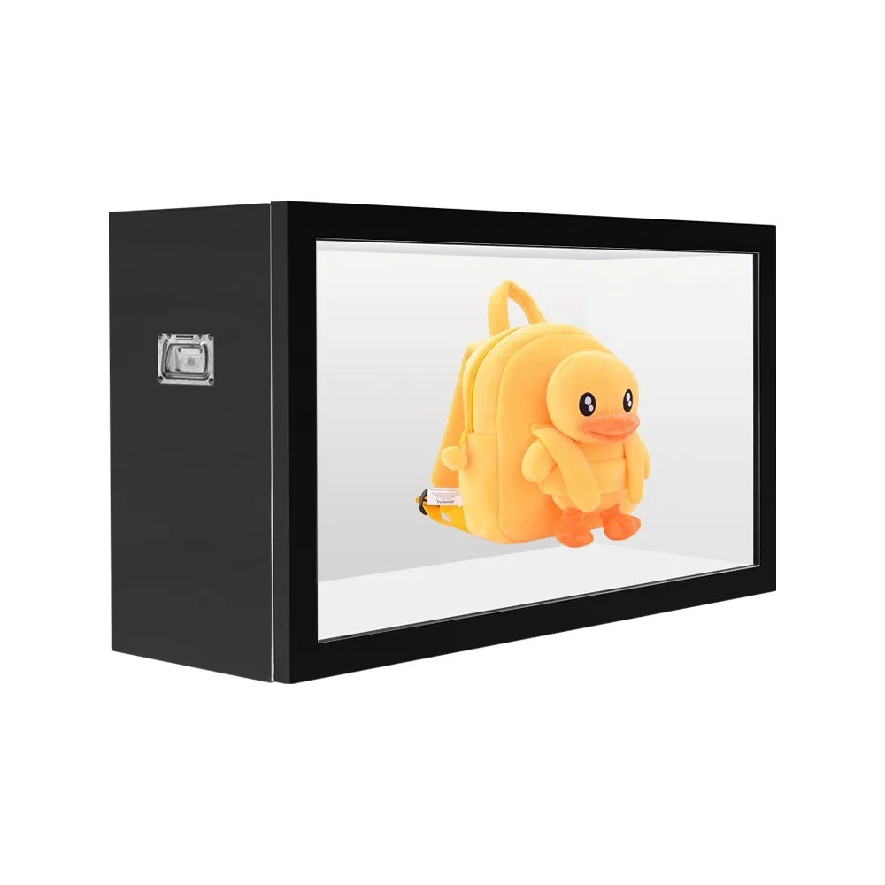 

49 Inch Full HD LCD Smart Touch Screen Transparent OLED Digital Display Cabinet Showcase Advertising Crystal Display Box