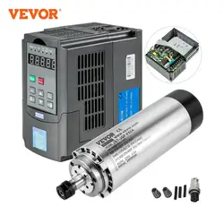 VEVOR Motor de husillo refrigerado por aire de 0.8KW 220V ER11 motor refrigerado por aire CNC para fresadora de grabado CNC