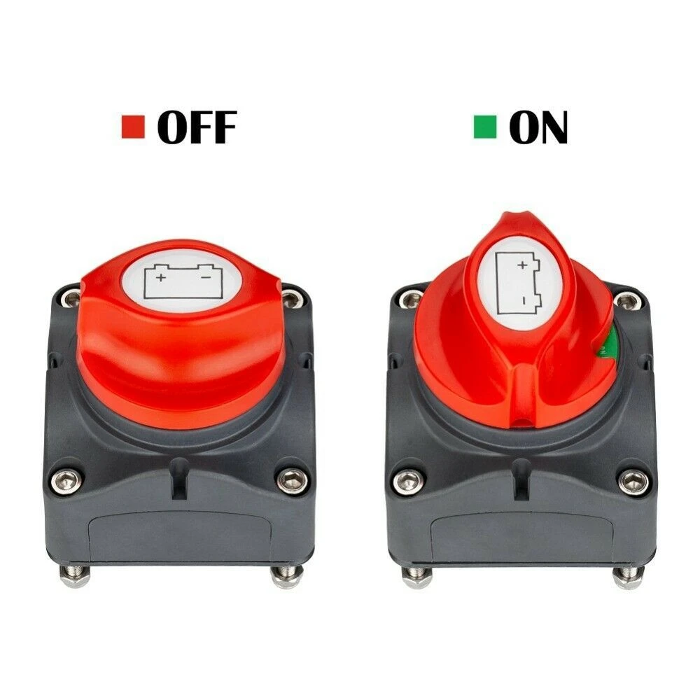 48V-60V Battery Disconnect Switch, RV Master Isolator Cut Off Switch for Marine Boat Car Truck Camper RV Trailer