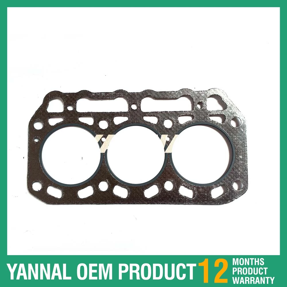 

New Cylinder Head Gasket Fit for Yanmar 3D75-1 3T75HA Engine YM220 YM226 YM250D