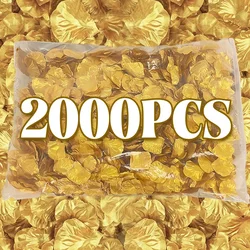 Wholesale Simulation Silk Fake Gold Rose Petals Artificial Multicolor Red Rose Petal for Wedding Party Valentines Day Home Decor