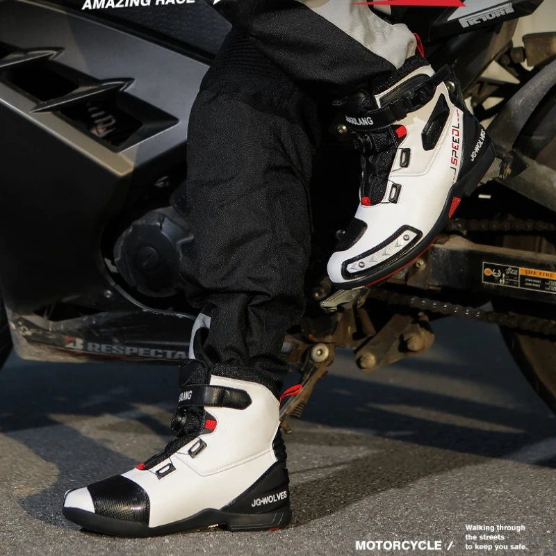 

Four Seasons Waterproof Wear-resistant Riding Boots Unisex Motorcycle Shoes Travel Off-road Rally Knight Boots Special Riding