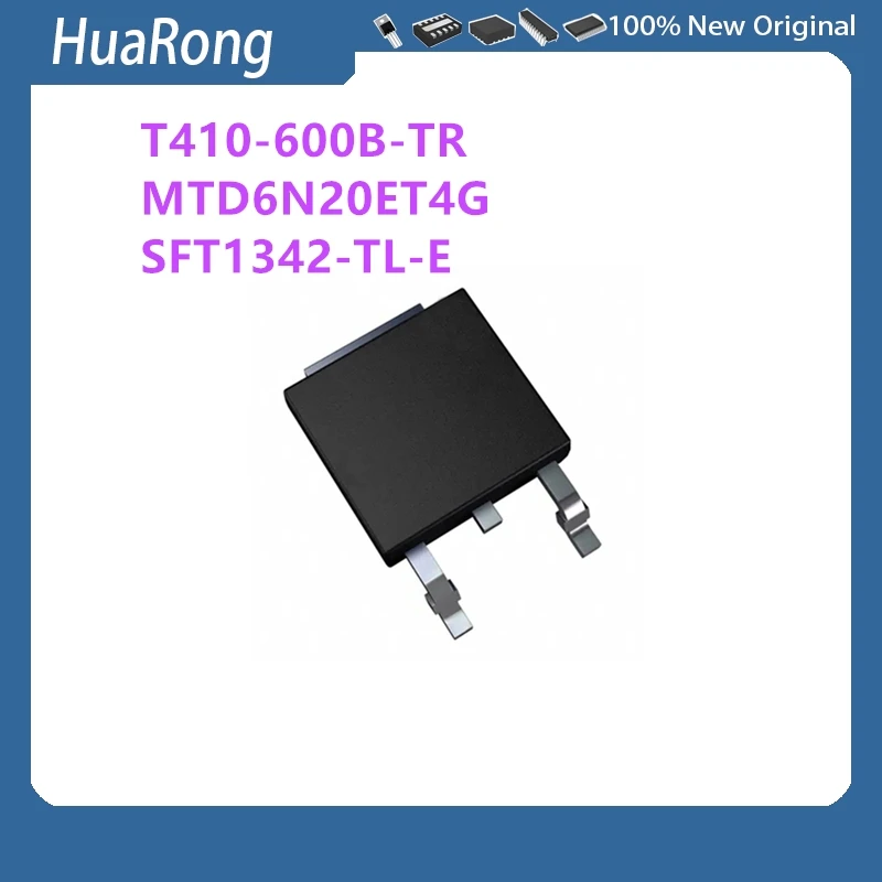 20Pcs/Lot T410-600B-TR T410-600B T41060 MTD6N20ET4G MTD6N20E 6N20E SFT1342-TL-E SFT1342 T1342 TO-252