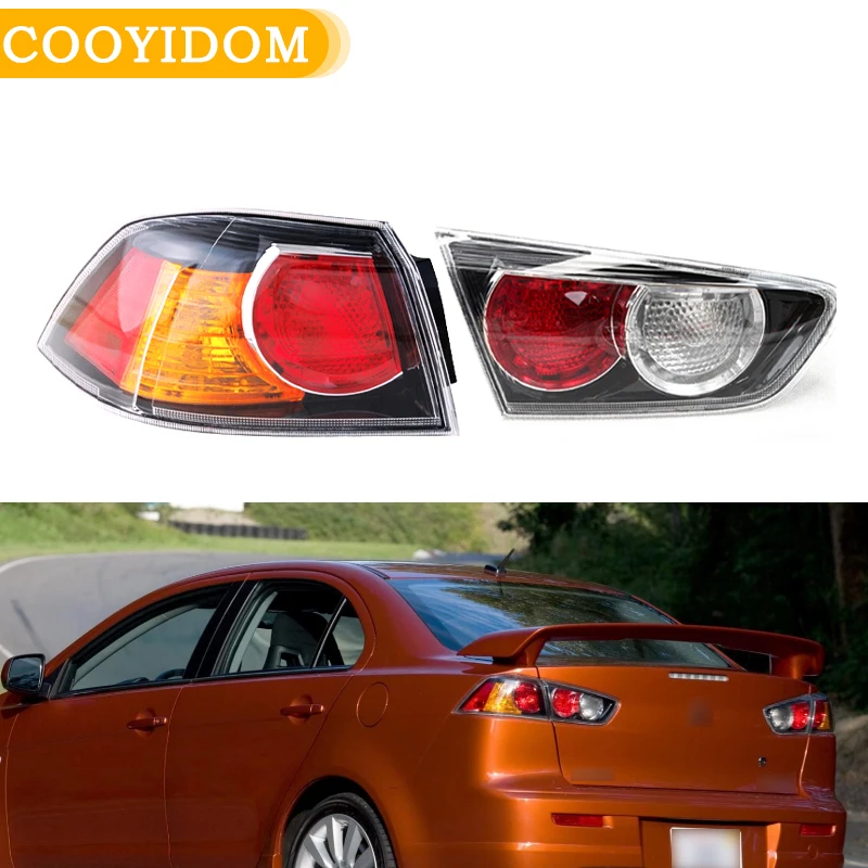 Car Tail Light  For Mitsubishi Lancer EX EVO 10 Fortis Gt 2008-2013 Turn Signal Light Rear Brake Lamp stop light Assembly