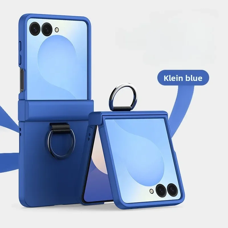 

Жесткий чехол для телефона Skin Feel для Samsung Galaxy Z Flip 7 FE 6 5 4 3 ZFlip7 с защитным чехлом на петлях