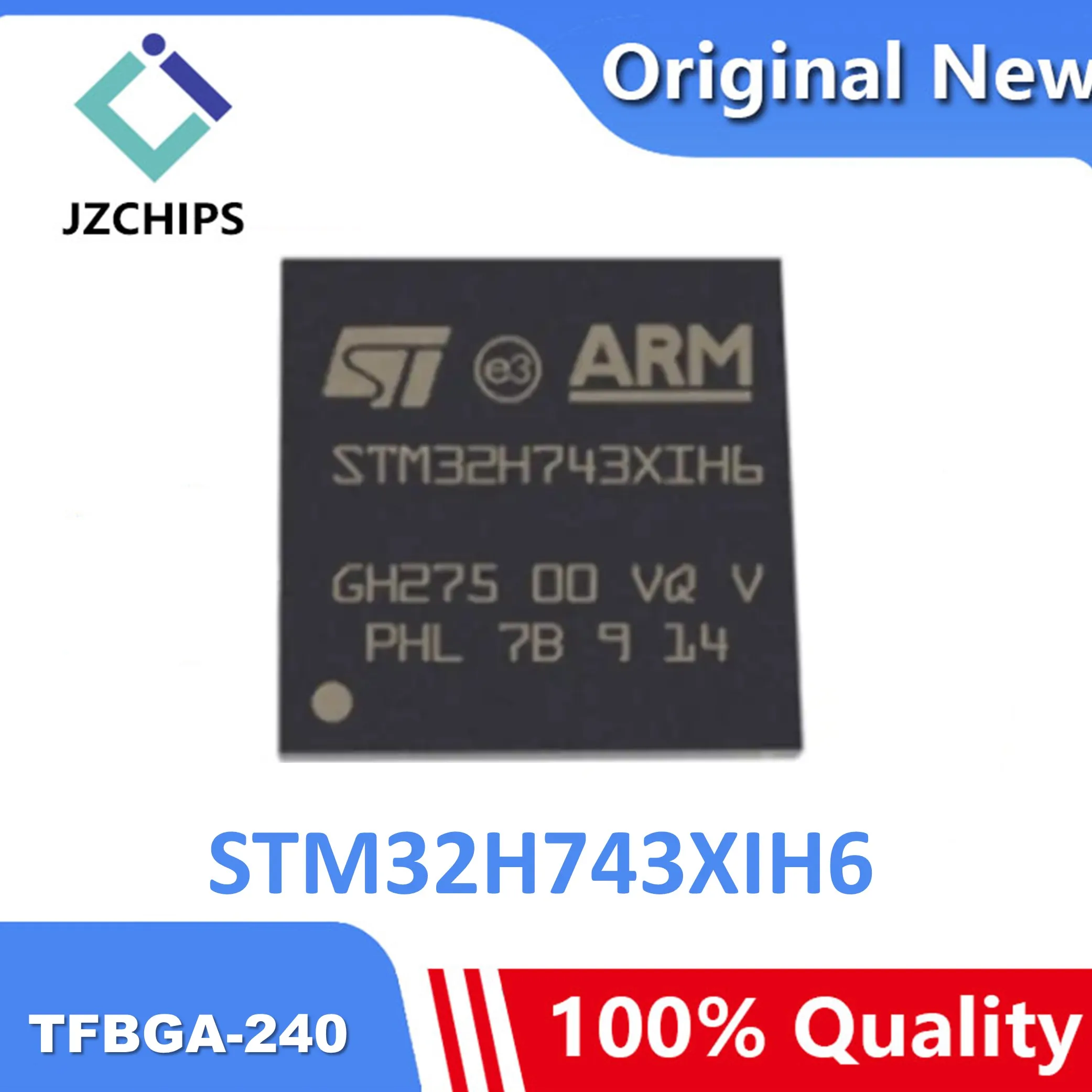 

STM32H743XIH6 IC MCU 32BIT 2MB FLASH TFBGA-240 New & Original In Stock