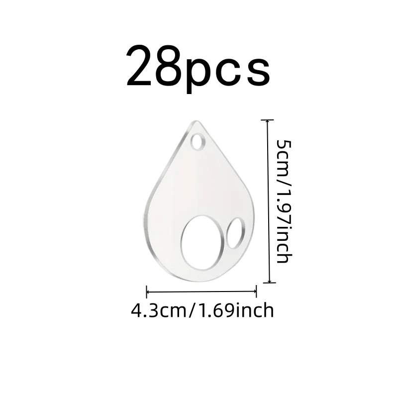Floss Winding Cards 28 pcs, Easy Thread Winding, Compact Space Saving, for Floss Classification, Multipurpose