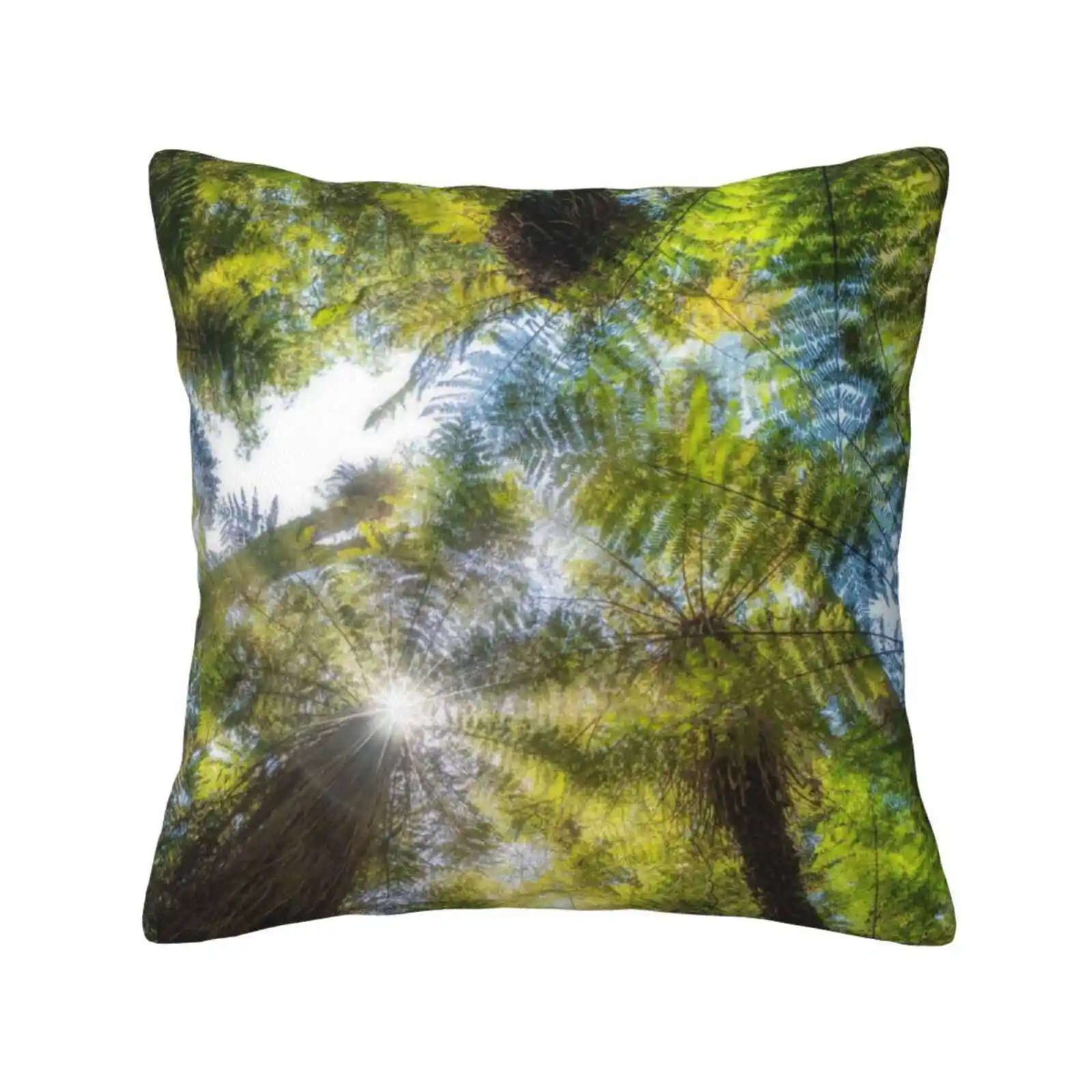 Beneath A Canopy Of Giant Tree Ferns Bedroom Office Hug Pillowcase Fern Trees Rainforest Canopy Overhead Nature Fresh Clean