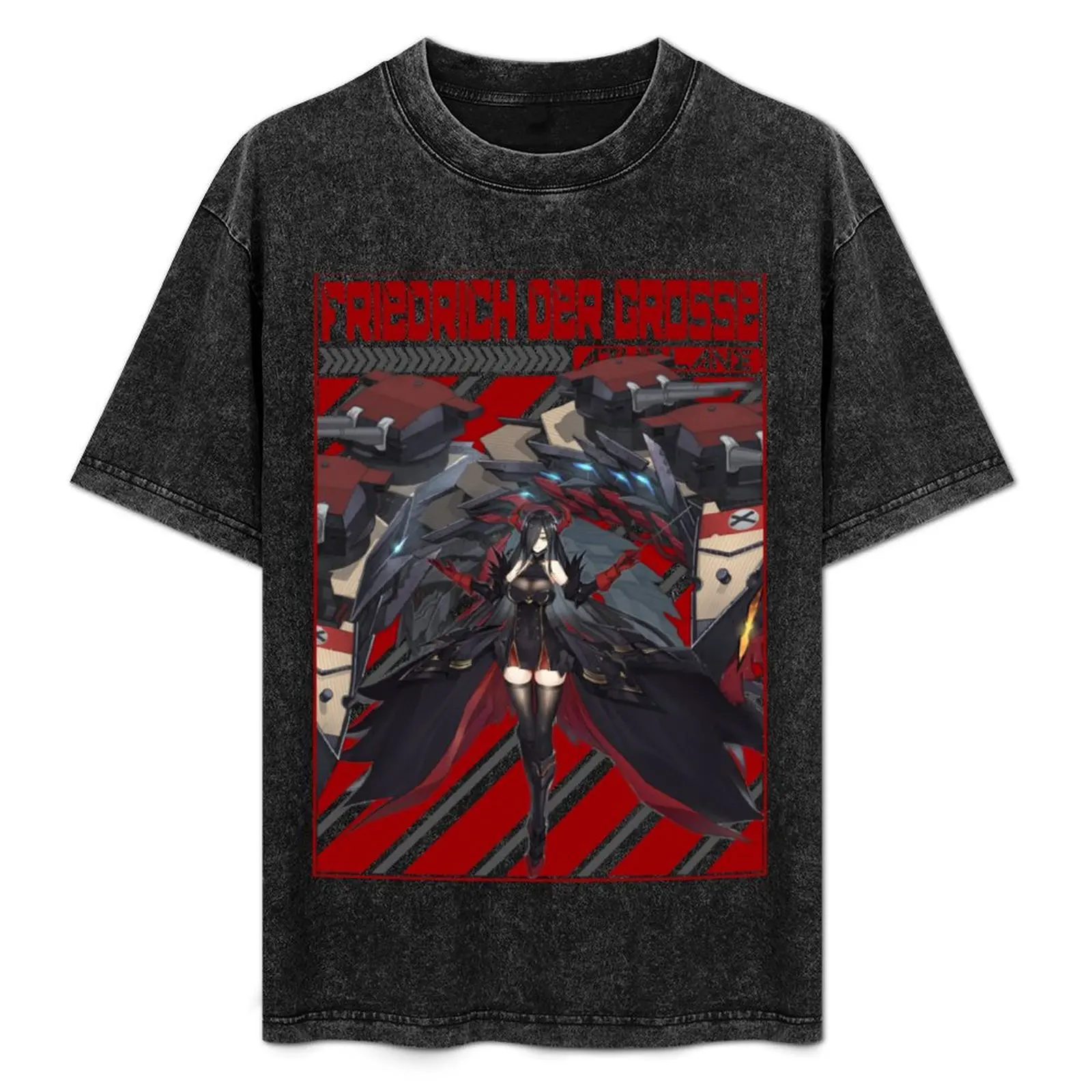

AZUR LANE FRIEDRICH DER GROSSE T-Shirt Basic Short Sleeve T-Shirt for Men