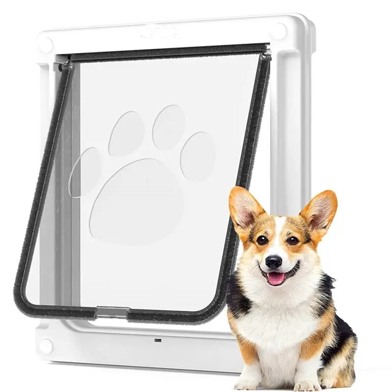 

【ПЛОСКАЯ ПРЕДЛОЖЕНИЕ】С защитой конфиденциальности для собак, защитные двери для домашних животных, чтобы установить откидные ворота, дверь для собак для больших и маленьких S