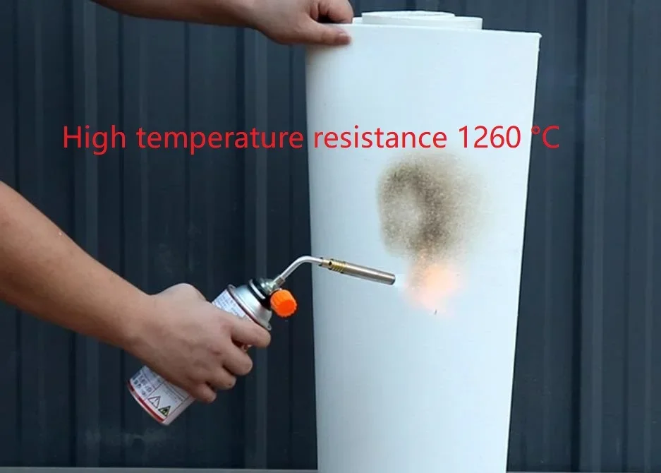 5mm thick aluminium silicate ceramic fiber flame retardant paper ceramic fibre fireproof paper Electrical seal heat insulation