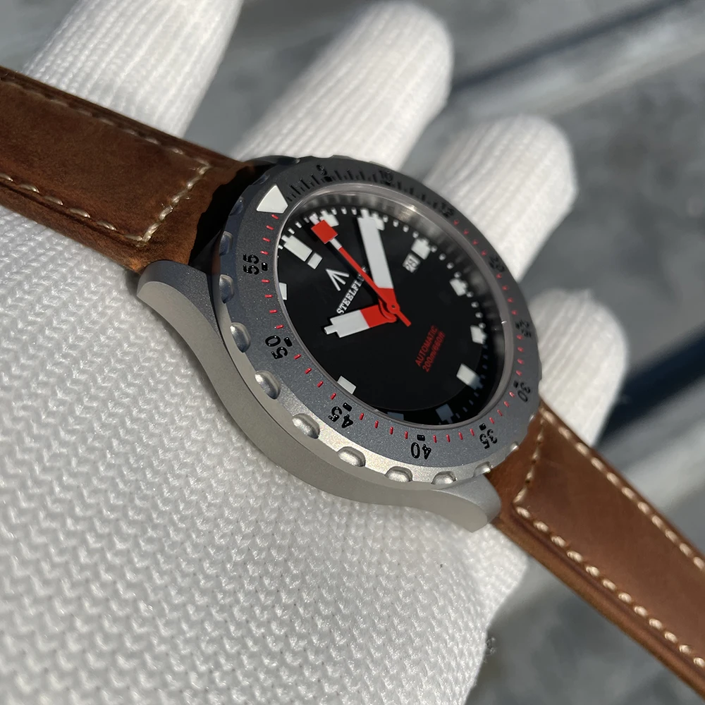 STEELFLIER Offizielle SF752 Mode Mechanische Armbanduhr NH35 Uhrwerk Super BGW9 Leuchtende 20Bar Wasserdichte Luxus Taucheruhren – Detail 26