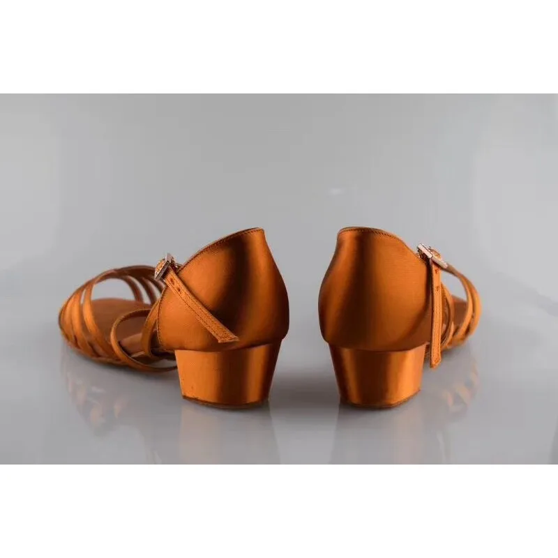 

Professional Latin Dance Footwear Non-slip Sole Low Heel 2026 Summer Style Light Wearable Shoes For Practice Training Ballroom