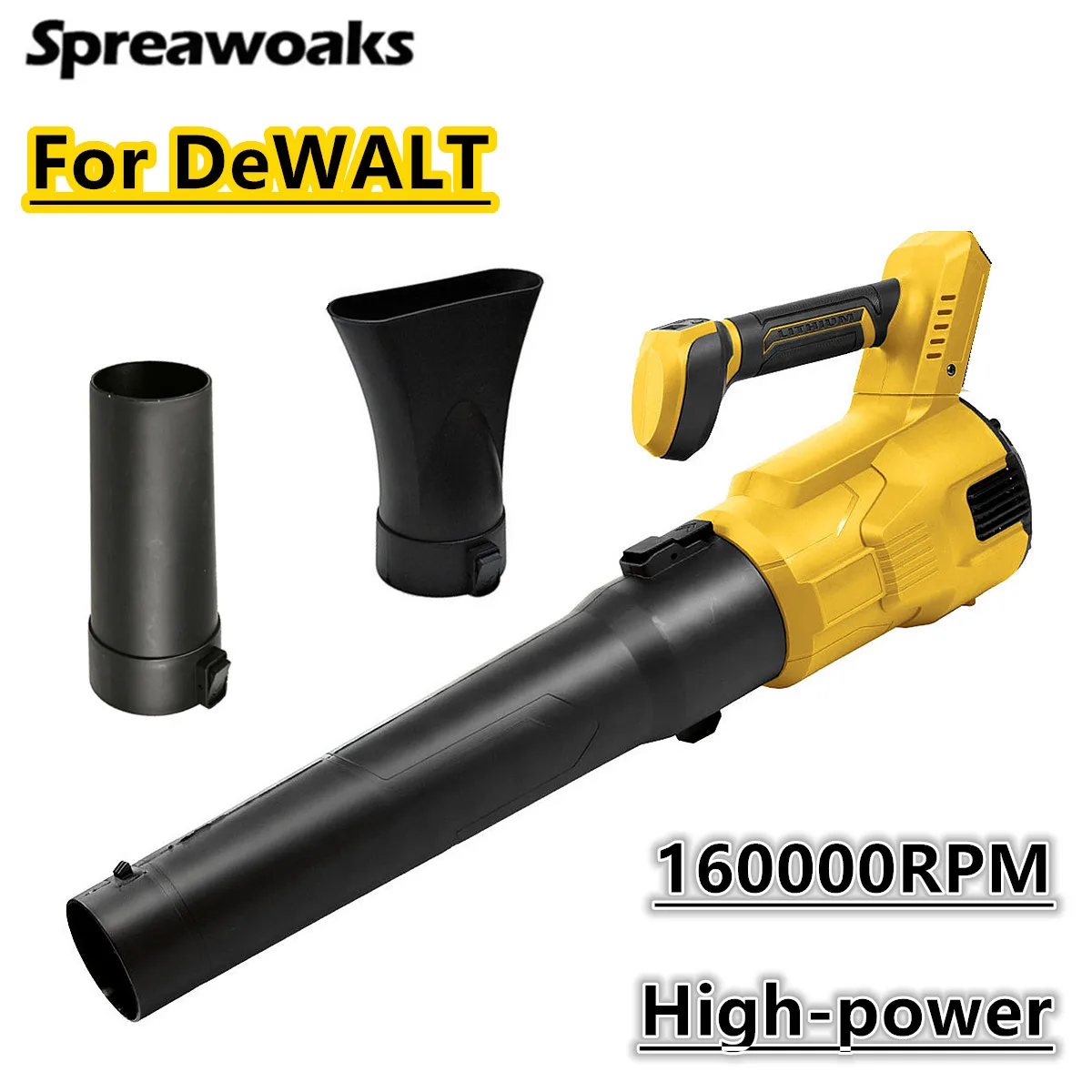 Per Dewalt 20V Batteria Brushless Air Blower 160000Rpm Potente 3 Velocità Cordless Elettrico Foglia Neve Polvere Soffiare Strumento Di Potere