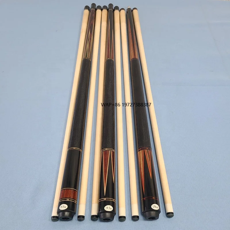 

Jassinry Professional Handmade Wood Inlay Cues Pool Billiard Cues 58inch+13mm Tip Size Radial Joint Pool Cues Double Shaft