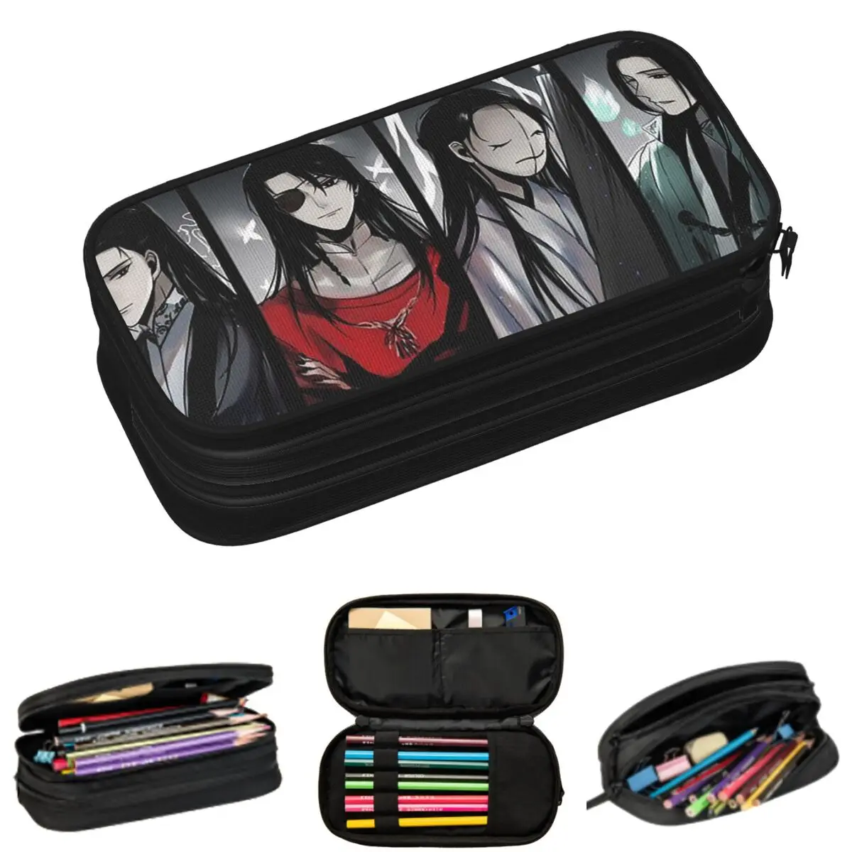 

Heaven Official's Blessing Anime Pencil Cases for Students Gifts Pen Box Pencil Bag Large Capacity Pencil Pouch