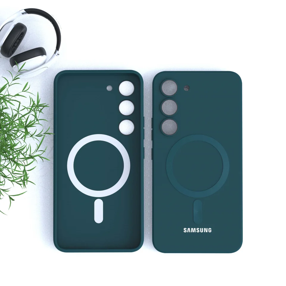 Funda magnética de silicona líquida a prueba de golpes para Samsung Galaxy S25 FE S25 S24 S23 S22 S21 S20 FE y Plus Ultra 5