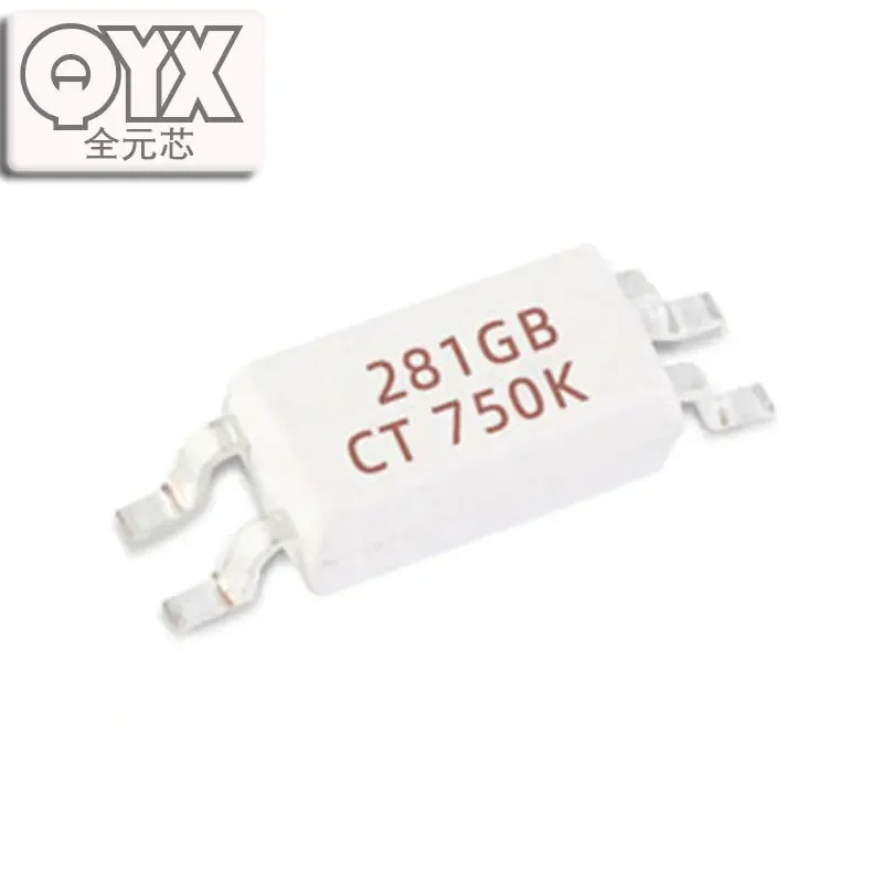 10PCS/LOT NEW ORIGINAL CTH281GB(T1) SOP-4 Compatible with TLP281GB Coupler, patch coupler