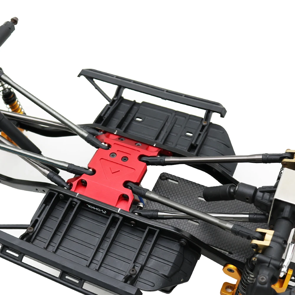 Metal Gearbox Transmission Mount Chassis Frame Holder for 1/10 RC Crawler Axial SCX10 II 90046 90047 90075 Upgrade Accessories