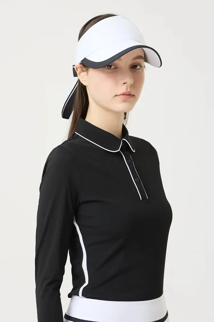 Women Golf Long Sleeve T-shirt Autumn New Quick Dry Top Ladies Outdoor Sports Casual Blouse
