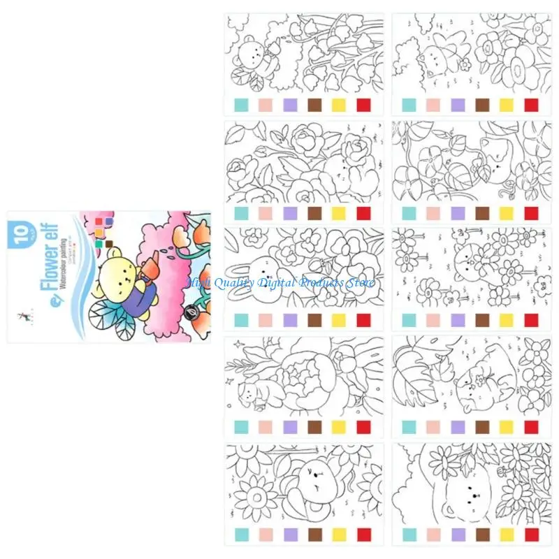 U2je Children Phác thảo sách Nhiều chủ đề Sách vẽ màu nước