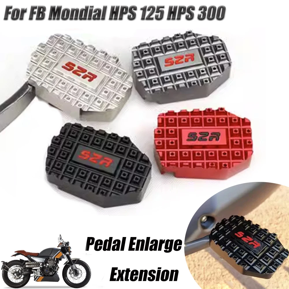 Pedal de palanca de freno trasero para motocicleta, extensión de clavija de freno trasero para FB Mondial HPS 125 HPS 300 Hipster HPS125 300