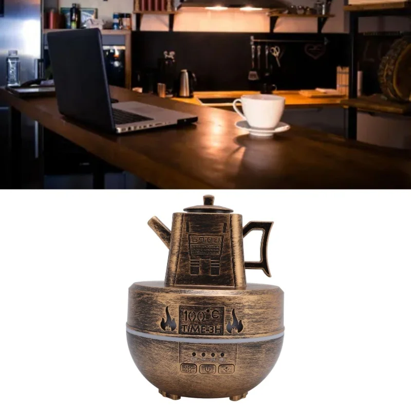

Colorful Essential Oil Diffuser Teapot Shape Aromatherapy Diffuser With 140ml Tank For Desktop Decoration 5v