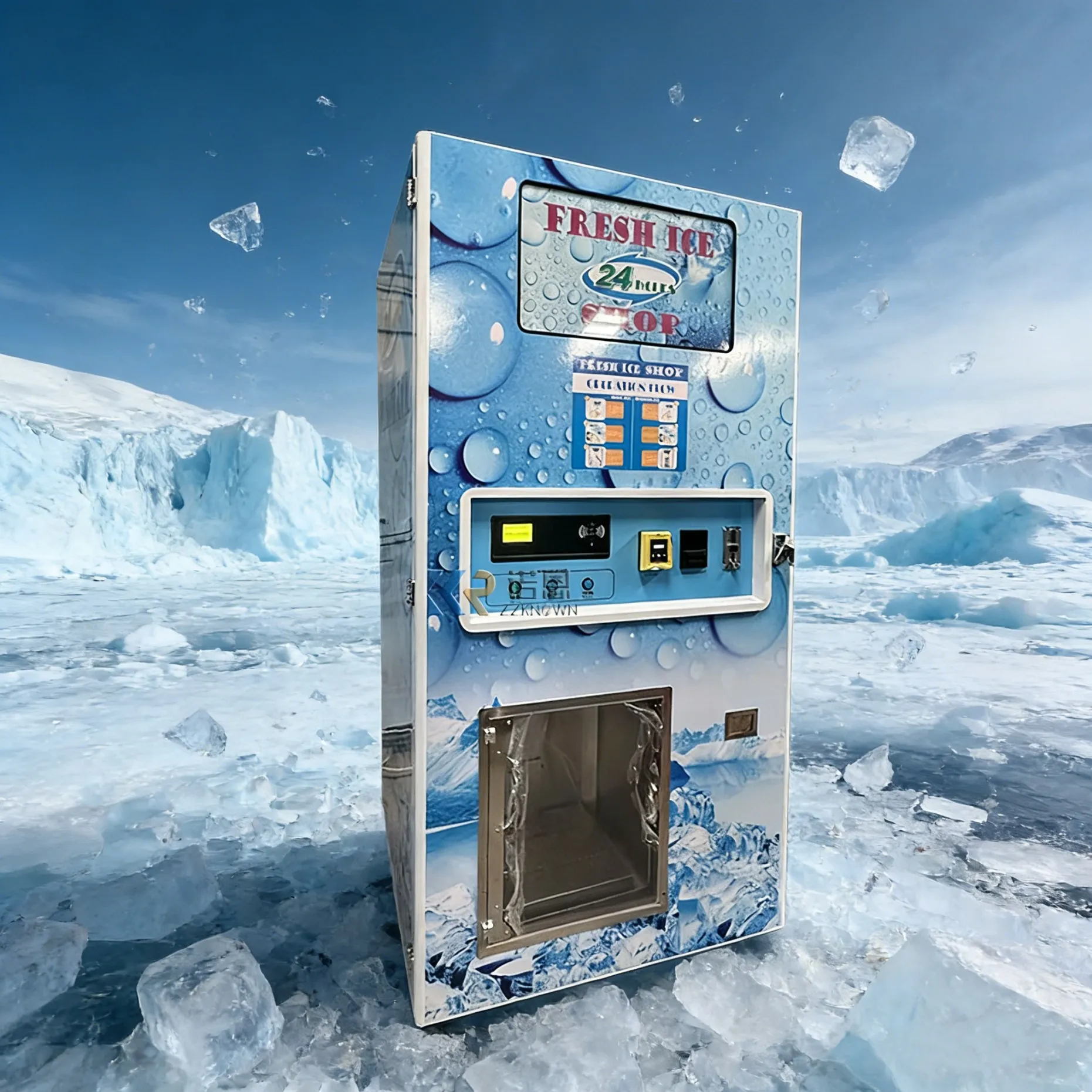 

Поставщик торговых автоматов: автомат для продажи кубикового льда и автомат для продажи льда в пакетах с возможностью индивидуальной настройки