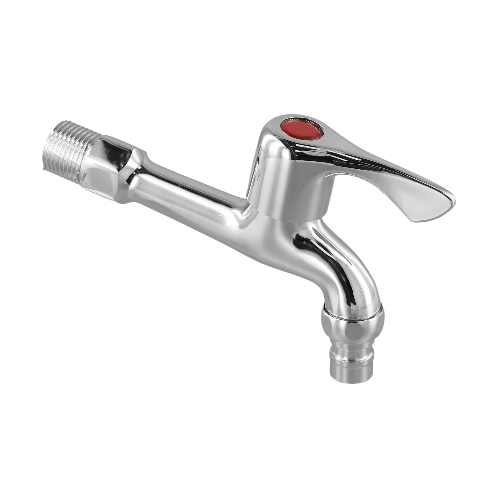 Faucets Water Faucet Thread Size G1 2 Silver Smooth Texture High Quality Stainless Steel 304 Stainless Steel Bright As A Mirror