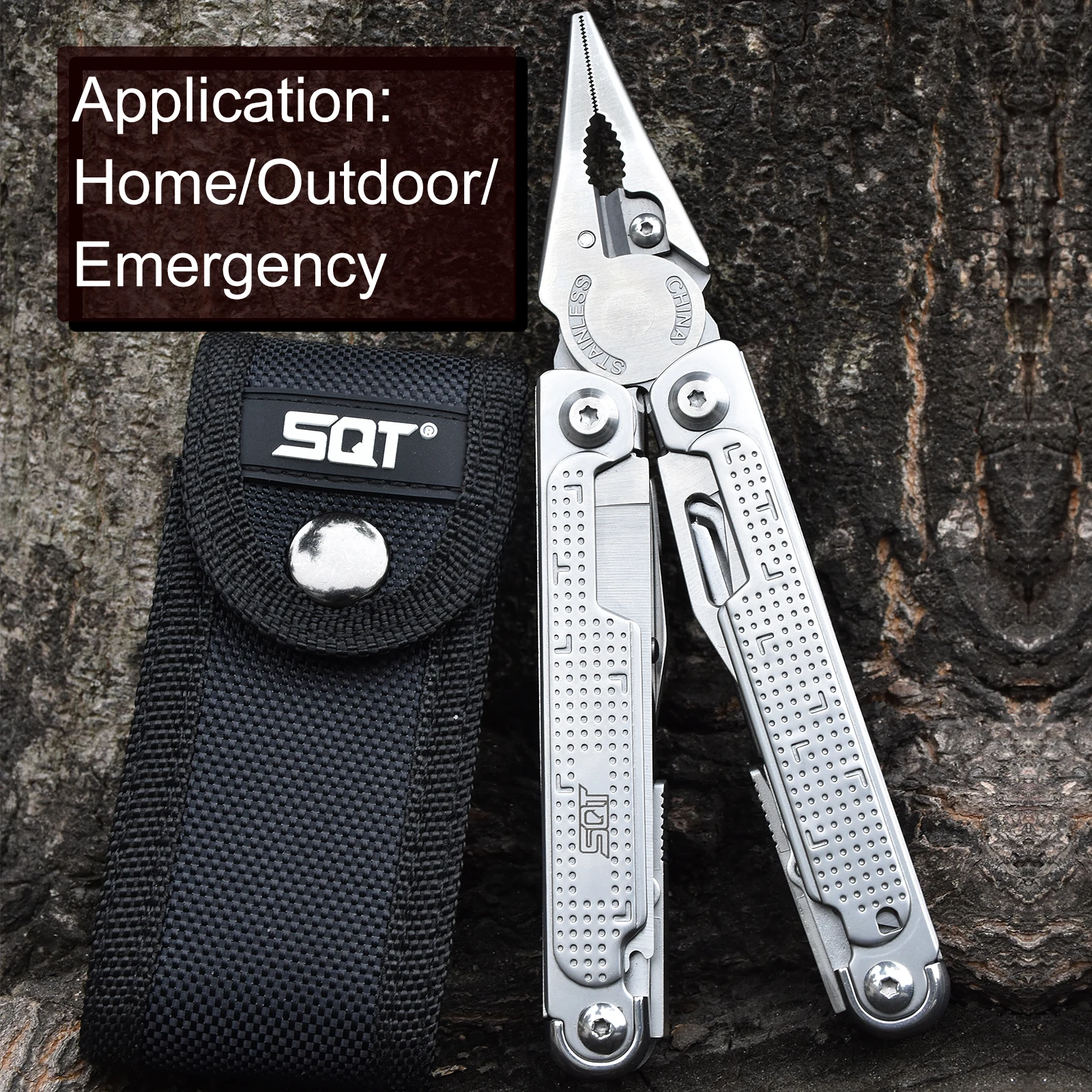 SQT Multitool New Design MQ2048 Multifunctional Folding Knife Pliers Outdoor Camping Multi Foldable EDC Tools Tactical Knives