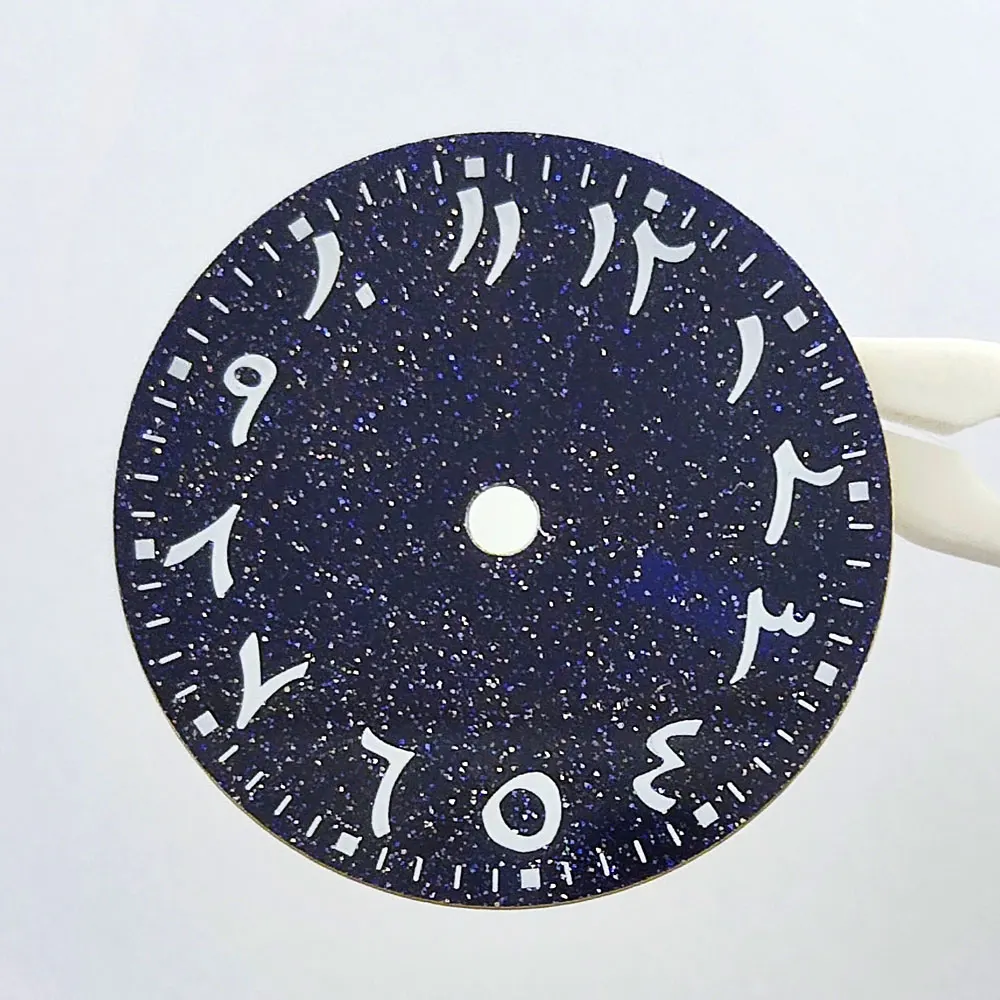 28.5mm Dial NH35 Watch Dial Starry Sky Dial Arabic Numerals Suitable for NH34 NH35 NH36 Movement Watch Accessories